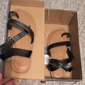 Black Strappy Sandals